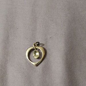 Elegant  Silver  Heart Pendant